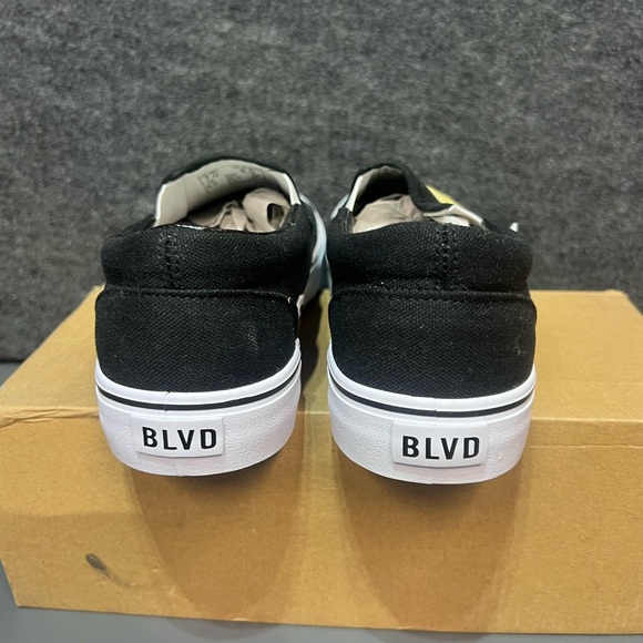 Vincent Van Gogh Smoking Skull BLVD Original Slip On Shoes Size 8.5 W/ 7 M - Picture 6 of 13